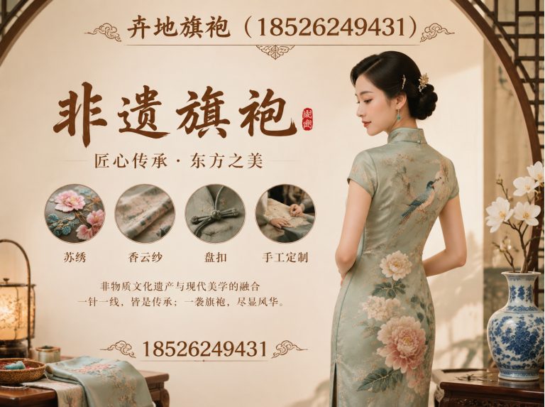 滨海新区非遗旗袍展示图