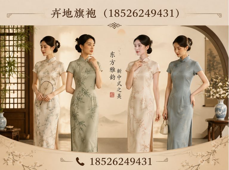 滨海新区卉地旗袍展示图