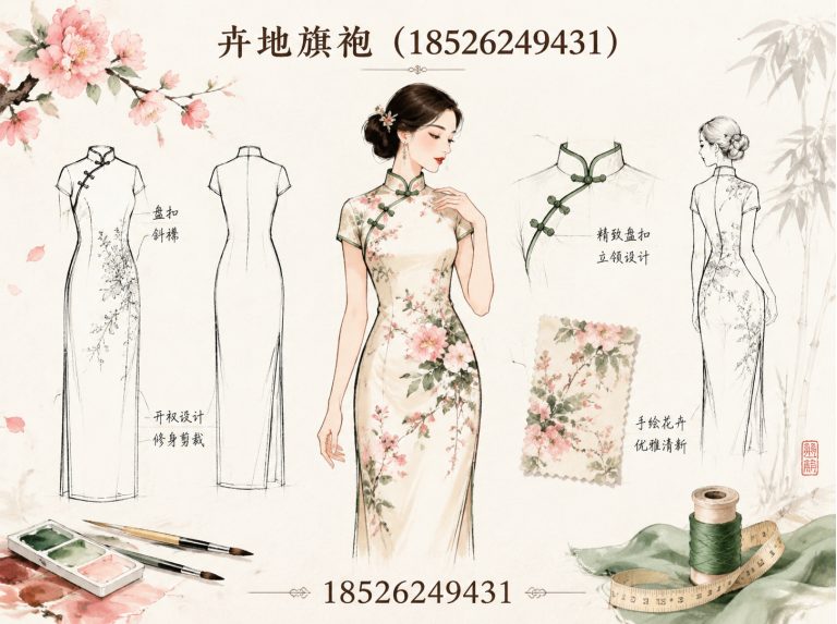 滨海新区天津旗袍定制展示图